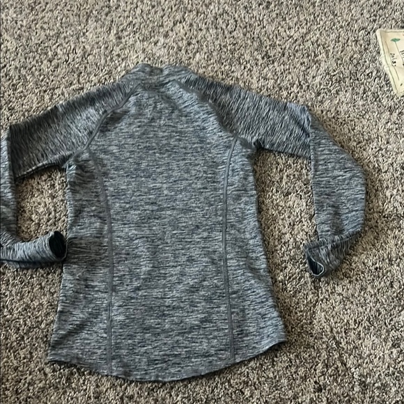 DSG Gray Long Sleeve Tee with Mock Turtleneck - Picture 2 of 5